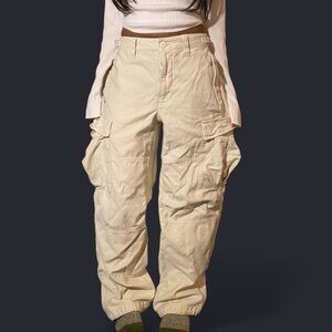 TNA Cream Cargo Pants